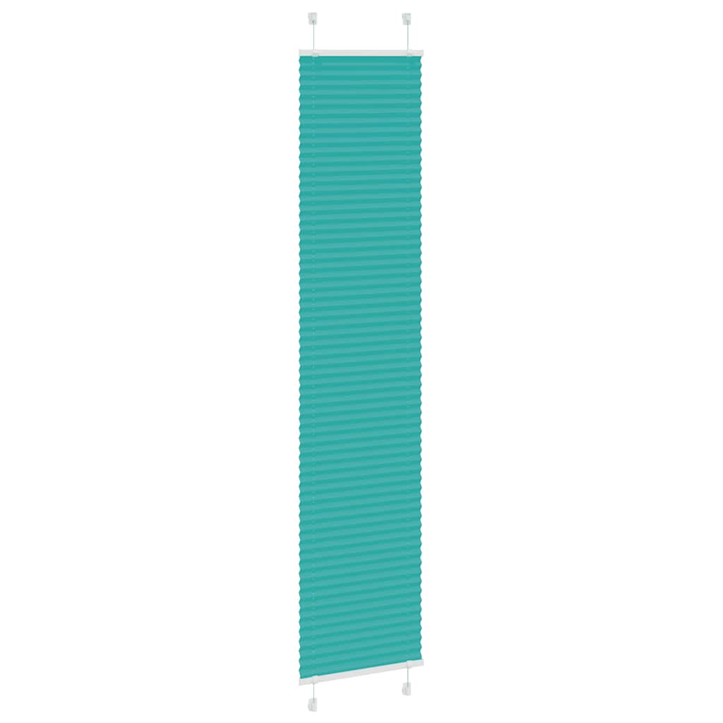 Vidaxx Plissee-Rollo 45x200 cm Stoffbreite 44,4 cm Petrolgrün