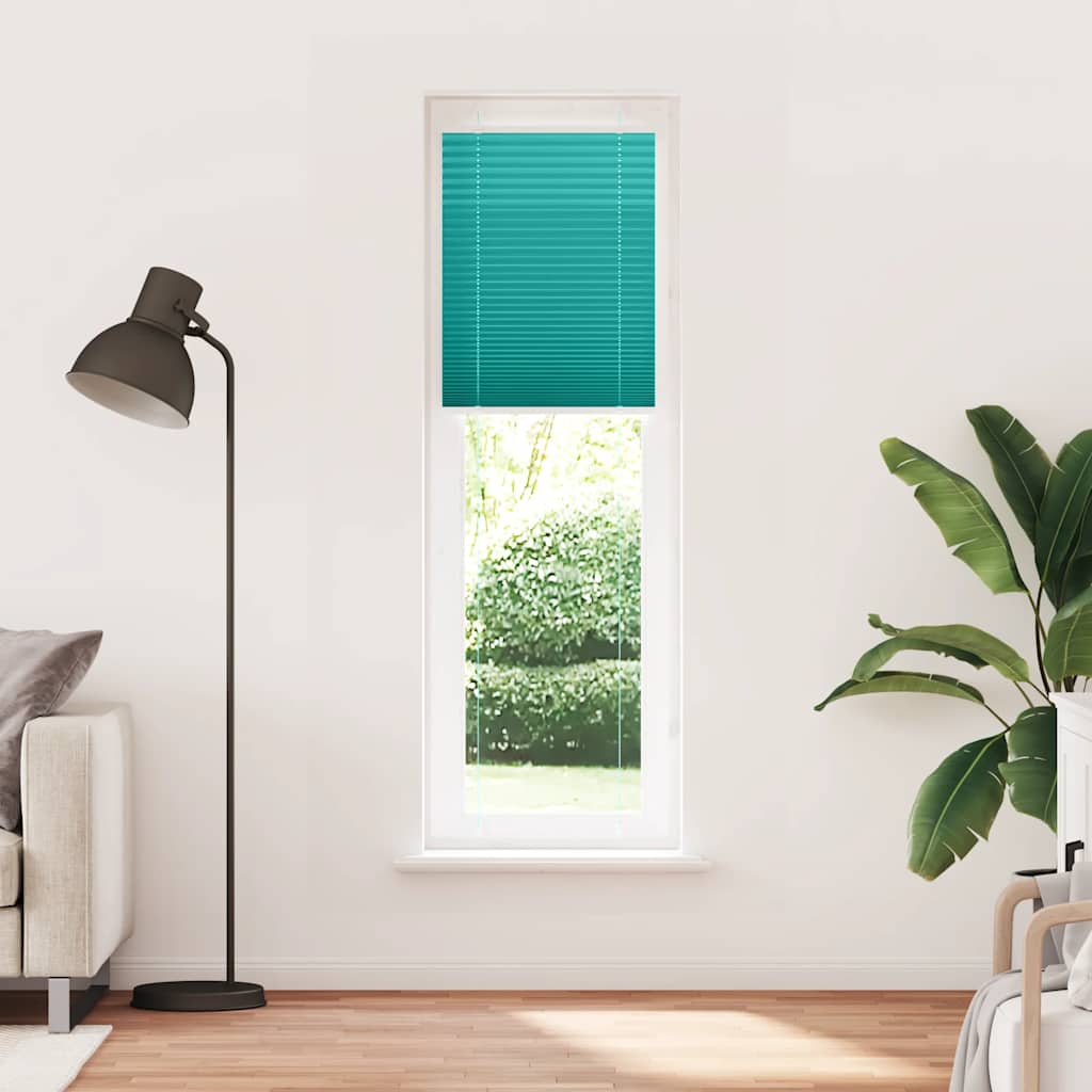 Vidaxx Plissee-Rollo 60x200 cm Stoffbreite 59,4 cm Petrolgrün