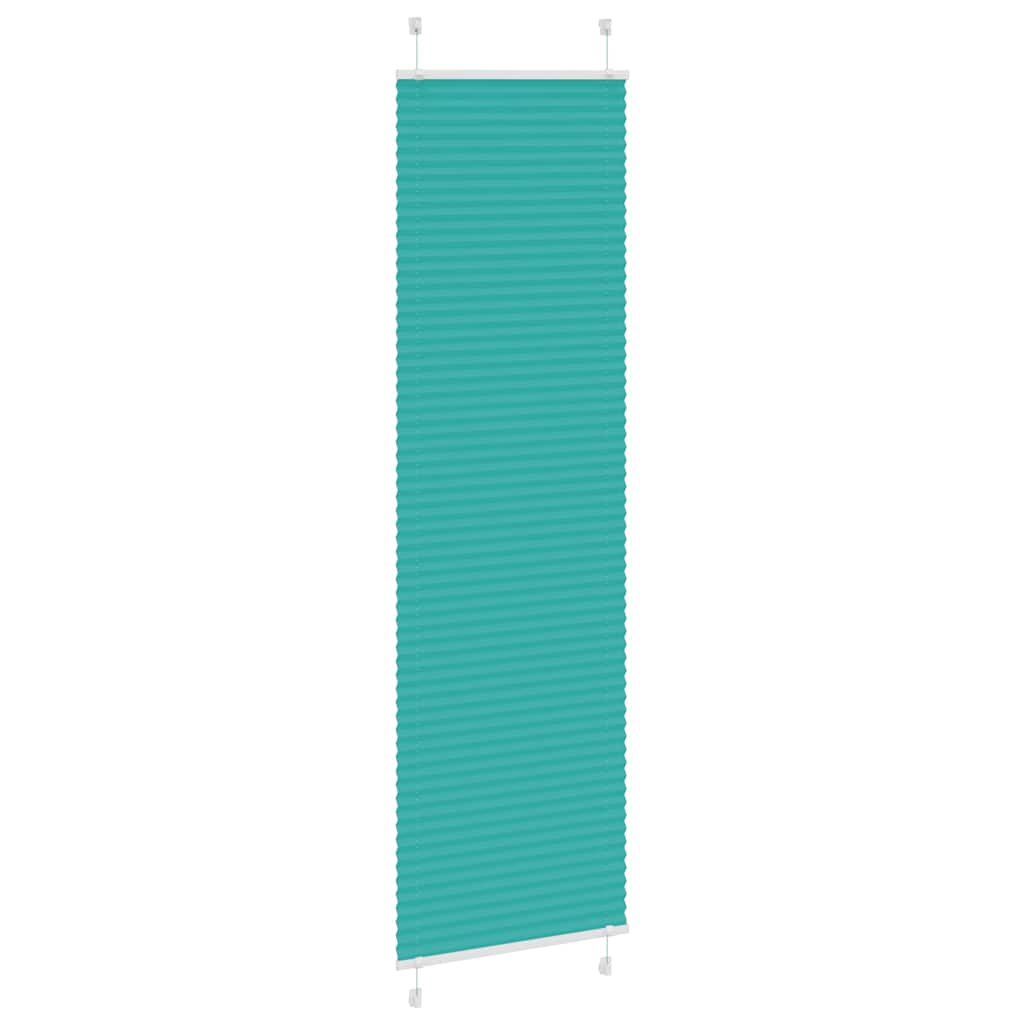 Vidaxx Plissee-Rollo 60x200 cm Stoffbreite 59,4 cm Petrolgrün
