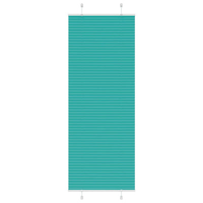 Vidaxx Plissee-Rollo 75x200 cm Stoffbreite 74,4 cm Petrolgrün