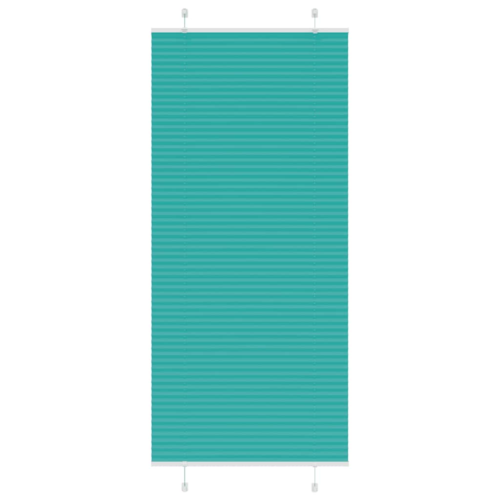 Vidaxx Plissee-Rollo 85x200 cm Stoffbreite 84,4 cm Petrolgrün