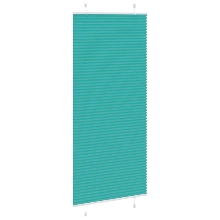 Vidaxx Plissee-Rollo 85x200 cm Stoffbreite 84,4 cm Petrolgrün