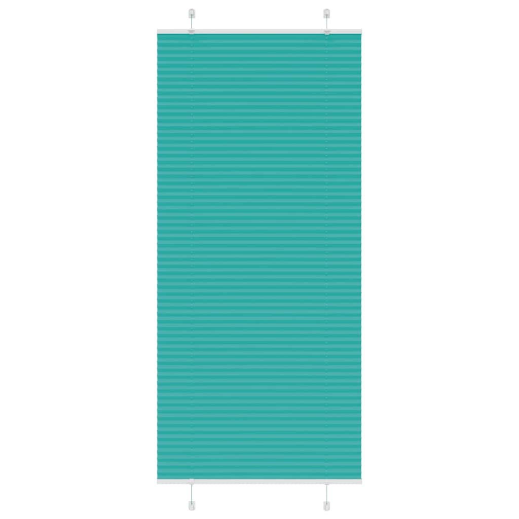 Vidaxx Plissee-Rollo 90x200 cm Stoffbreite 89,4 cm Petrolgrün