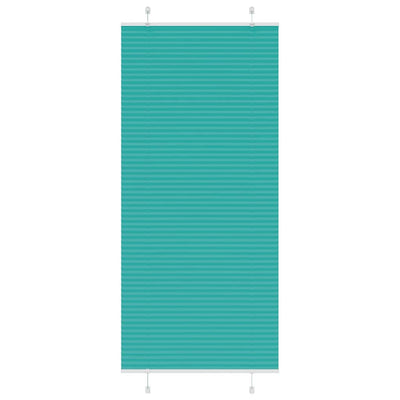 Vidaxx Plissee-Rollo 90x200 cm Stoffbreite 89,4 cm Petrolgrün