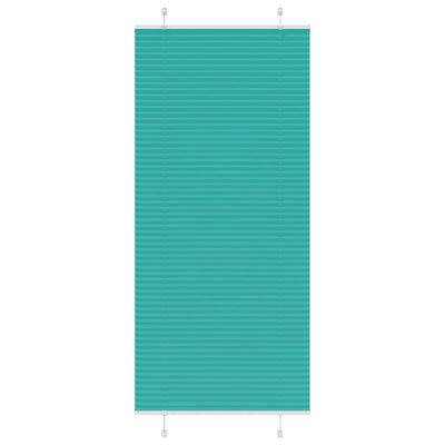 Vidaxx Plissee-Rollo 95x200 cm Stoffbreite 94,4 cm Petrolgrün