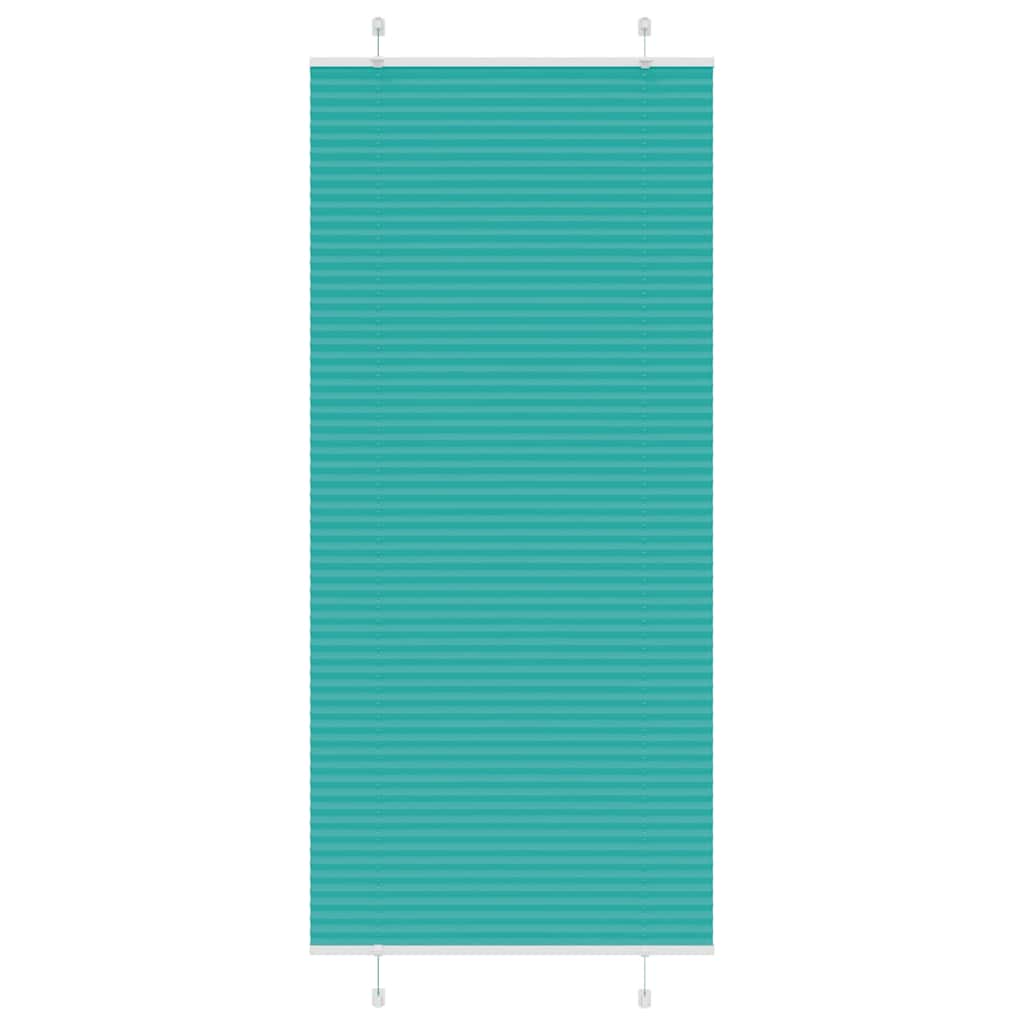 Vidaxx Plissee-Rollo 100x200 cm Stoffbreite 99,4 cm Petrolgrün
