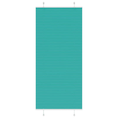 Vidaxx Plissee-Rollo 100x200 cm Stoffbreite 99,4 cm Petrolgrün