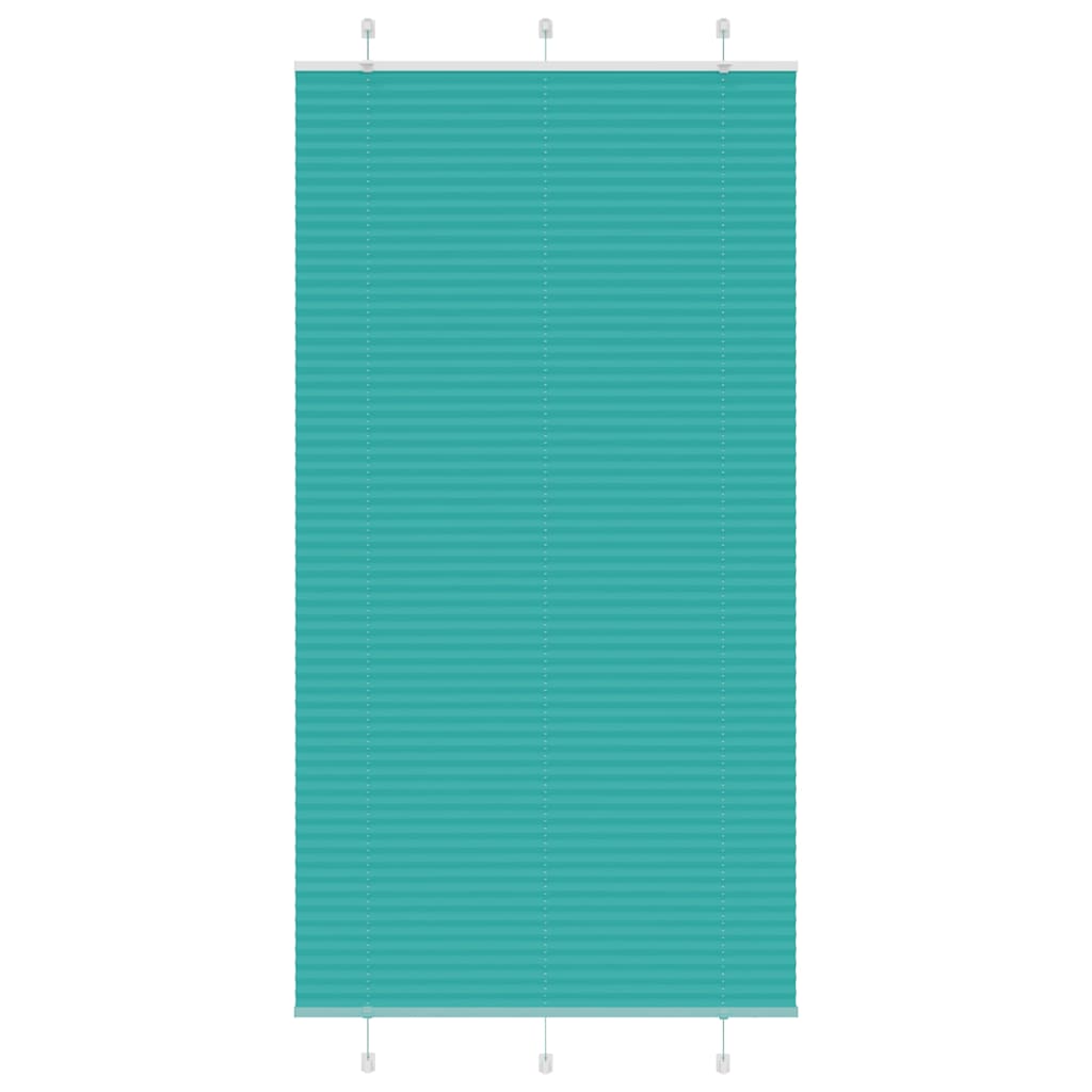 Vidaxx Plissee-Rollo 110x200cm Stoffbreite 109,4cm Petrolgrün
