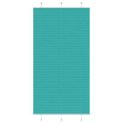 Vidaxx Plissee-Rollo 110x200cm Stoffbreite 109,4cm Petrolgrün