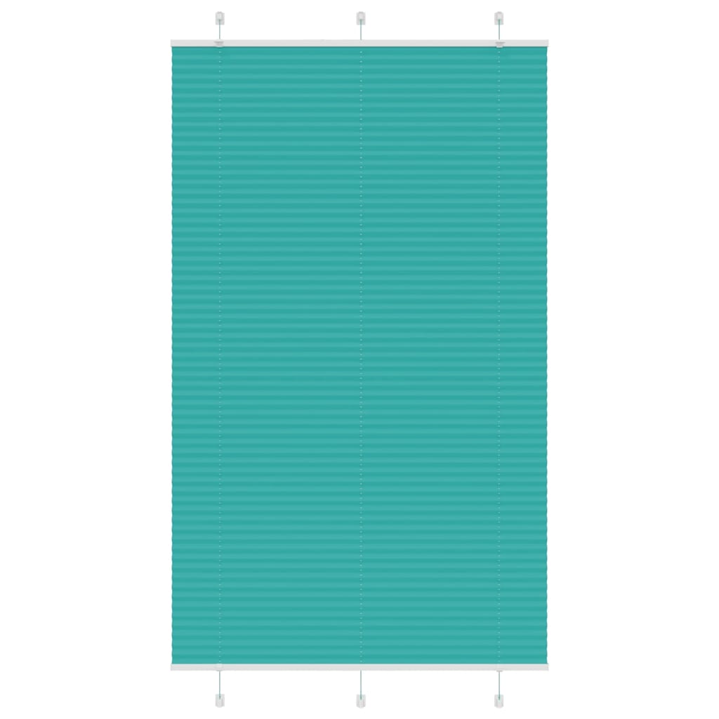 Vidaxx Plissee-Rollo 115x200cm Stoffbreite 114,4cm Petrolgrün