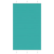 Vidaxx Plissee-Rollo 115x200cm Stoffbreite 114,4cm Petrolgrün - afbeelding 1