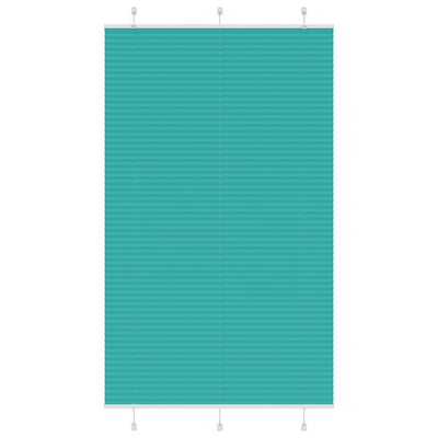 Vidaxx Plissee-Rollo 120x200cm Stoffbreite 119,4cm Petrolgrün