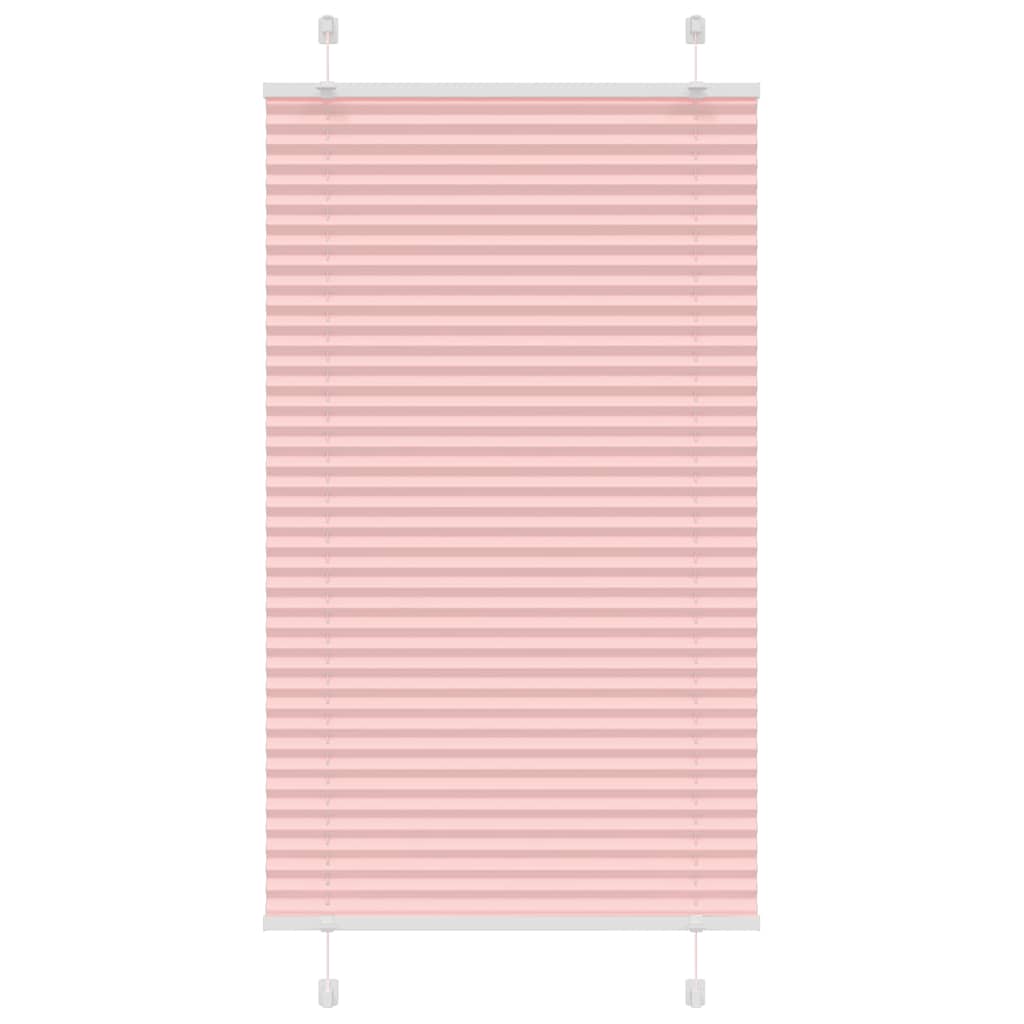 Vidaxx Plissee-Rollo 80x100 cm Stoffbreite 79,4 cm Polyester Pink