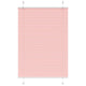 Vidaxx Plissee-Rollo 85x100 cm Stoffbreite 84,4 cm Polyester Pink