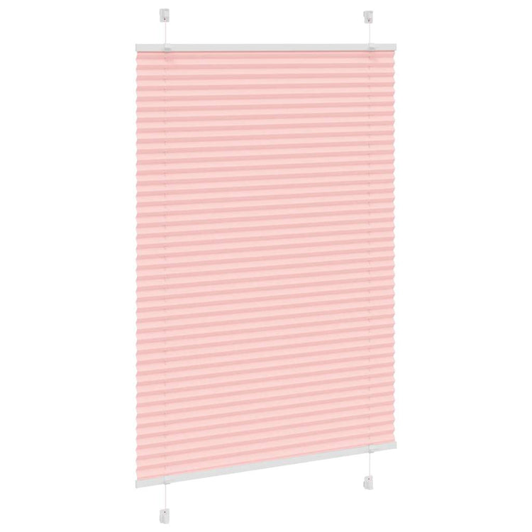 Vidaxx Plissee-Rollo 85x100 cm Stoffbreite 84,4 cm Polyester Pink