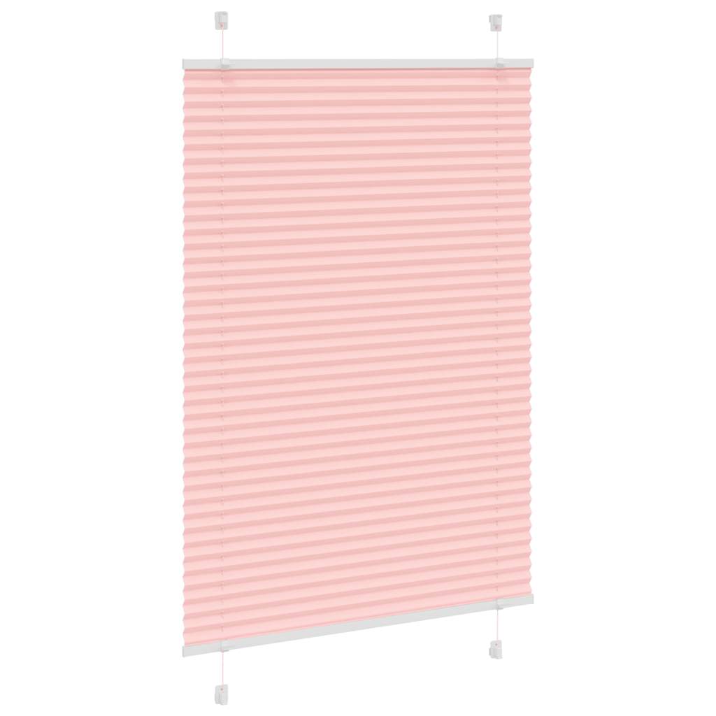 Vidaxx Plissee-Rollo 95x100 cm Stoffbreite 94,4 cm Polyester Pink