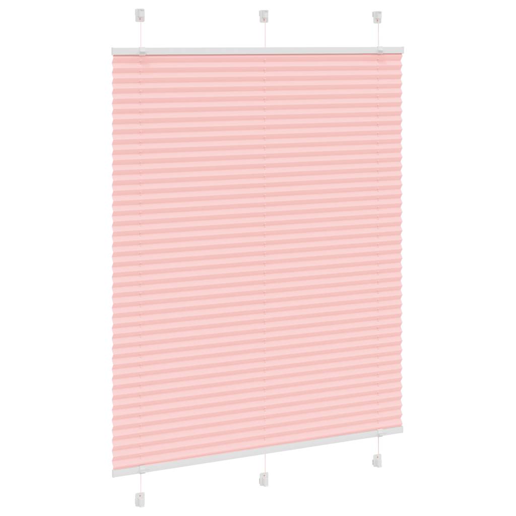 Vidaxx Plissee-Rollo 105x100cm Stoffbreite 104,4cm Polyester Pink