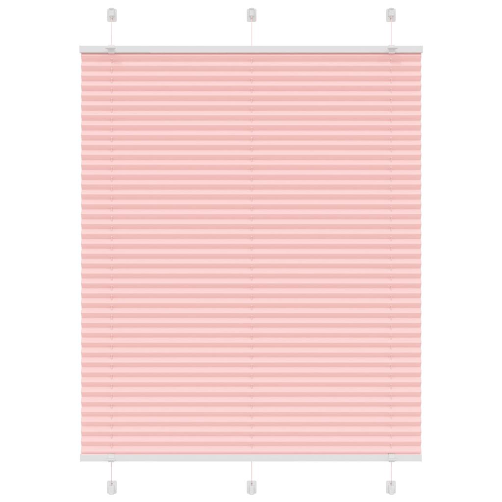 Vidaxx Plissee-Rollo 110x100cm Stoffbreite 109,4cm Polyester Pink