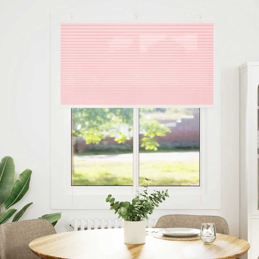 Vidaxx Plissee-Rollo 110x100cm Stoffbreite 109,4cm Polyester Pink