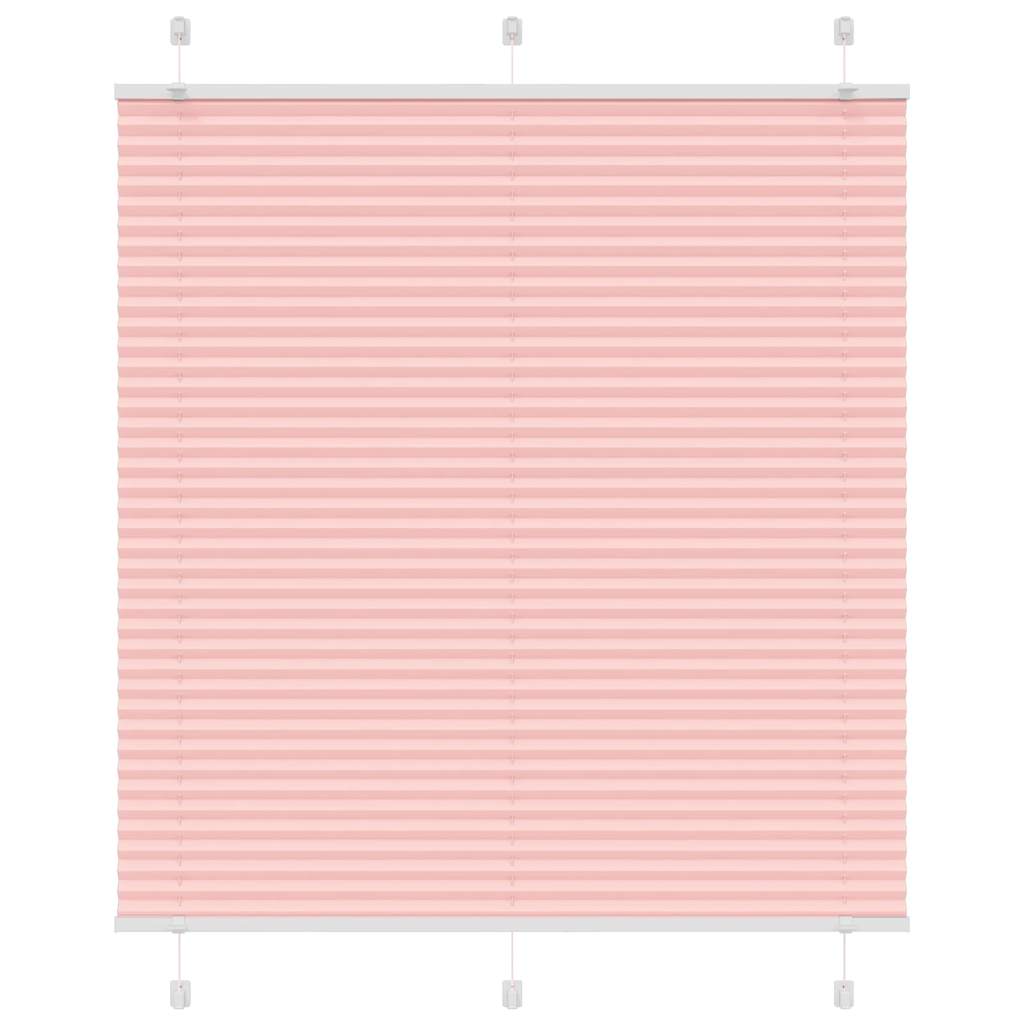 Vidaxx Plissee-Rollo 115x100cm Stoffbreite 114,4cm Polyester Pink