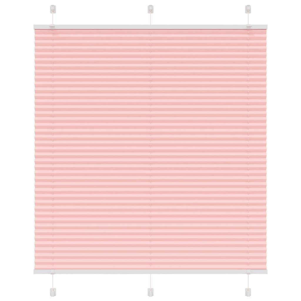 Vidaxx Plissee-Rollo 120x100cm Stoffbreite 119,4cm Polyester Pink