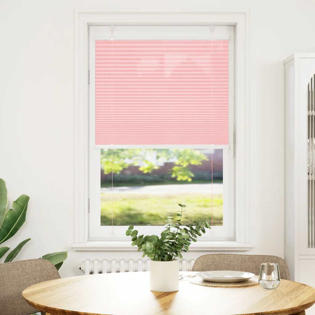 Vidaxx Plissee-Rollo 75x150 cm Stoffbreite 74,4 cm Polyester rosa