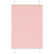 Vidaxx Plissee-Rollo 85x150 cm Stoffbreite 84,4 cm Polyester Pink