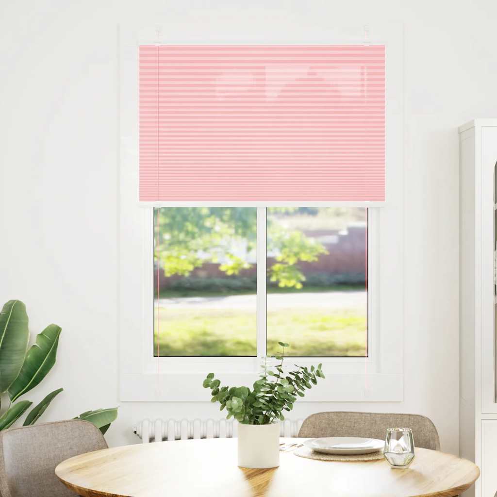 Vidaxx Plissee-Rollo 85x150 cm Stoffbreite 84,4 cm Polyester Pink