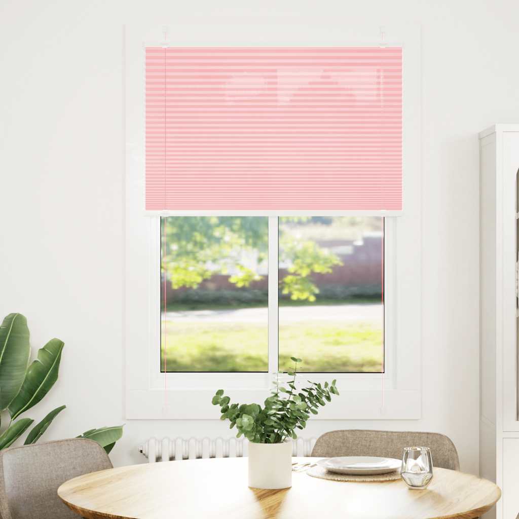 Vidaxx Plissee-Rollo 90x150 cm Stoffbreite 89,4 cm Polyester Pink