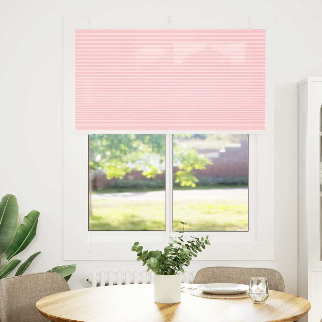 Vidaxx Plissee-Rollo 110x150cm Stoffbreite 109,4cm Polyester Pink