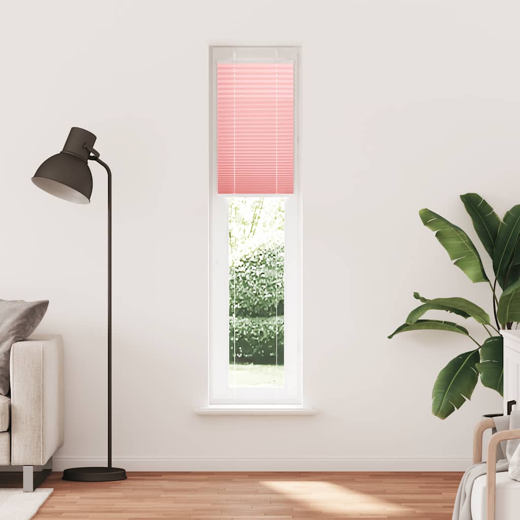 Vidaxx Plissee-Rollo 40x200 cm Stoffbreite 39,4 cm Polyester Pink