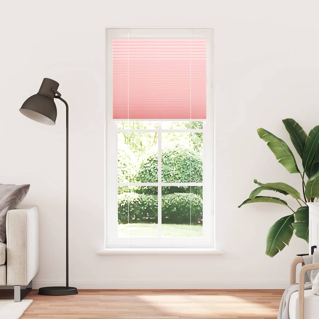 Vidaxx Plissee-Rollo 85x200 cm Stoffbreite 84,4 cm Polyester Pink