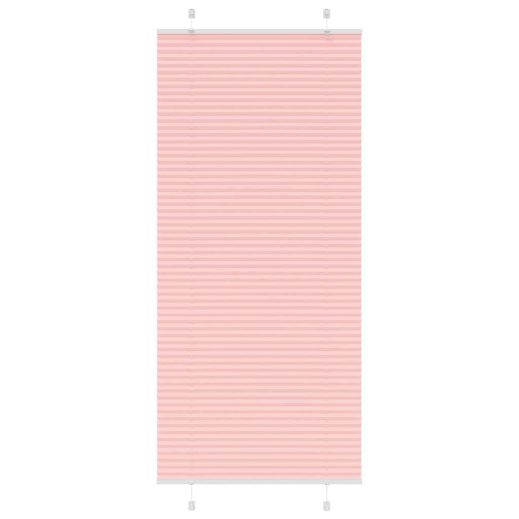 Vidaxx Plissee-Rollo 90x200 cm Stoffbreite 89,4 cm Polyester Pink