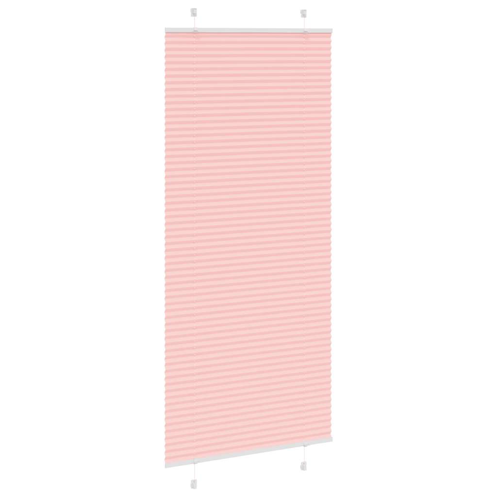 Vidaxx Plissee-Rollo 90x200 cm Stoffbreite 89,4 cm Polyester Pink