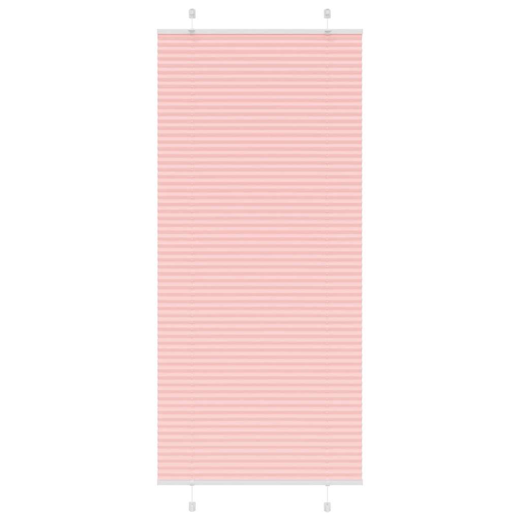 Vidaxx Plissee-Rollo 100x200 cm Stoffbreite 99,4 cm Polyester Pink