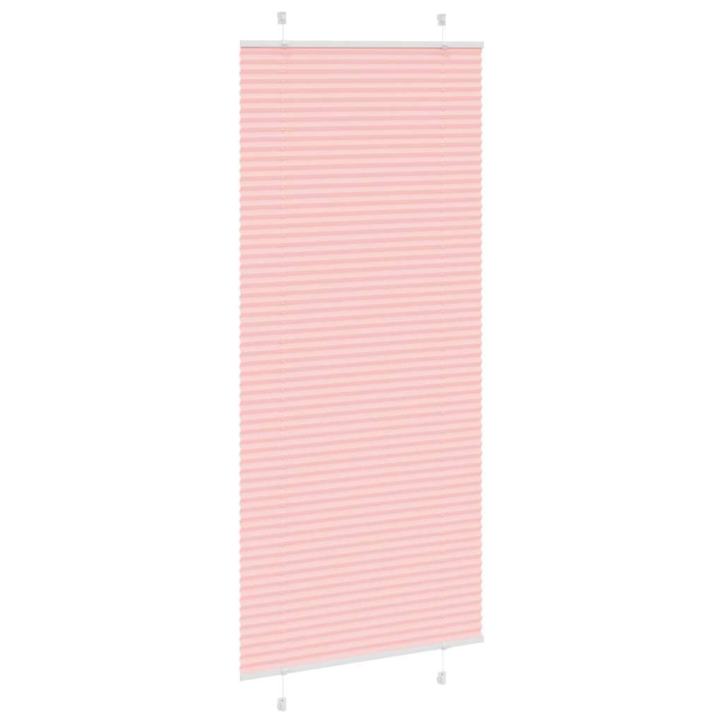 Vidaxx Plissee-Rollo 100x200 cm Stoffbreite 99,4 cm Polyester Pink