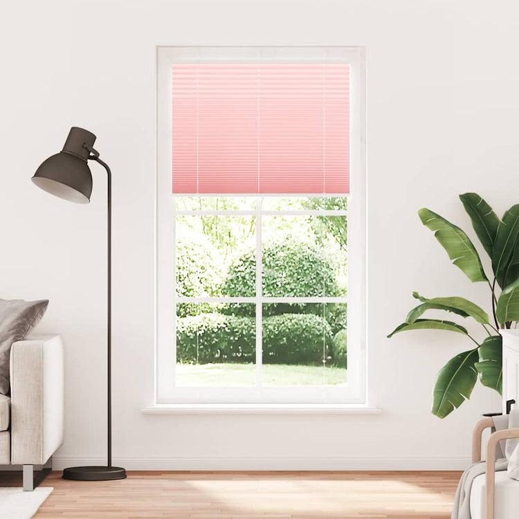Vidaxx Plissee-Rollo 105x200cm Stoffbreite 104,4cm Polyester Pink