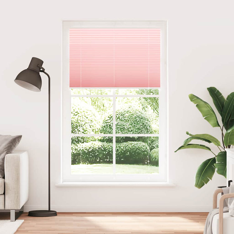 Vidaxx Plissee-Rollo 115x200cm Stoffbreite 114,4cm Polyester Pink