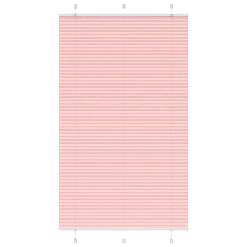 Vidaxx Plissee-Rollo 120x200cm Stoffbreite 119,4cm Polyester Pink