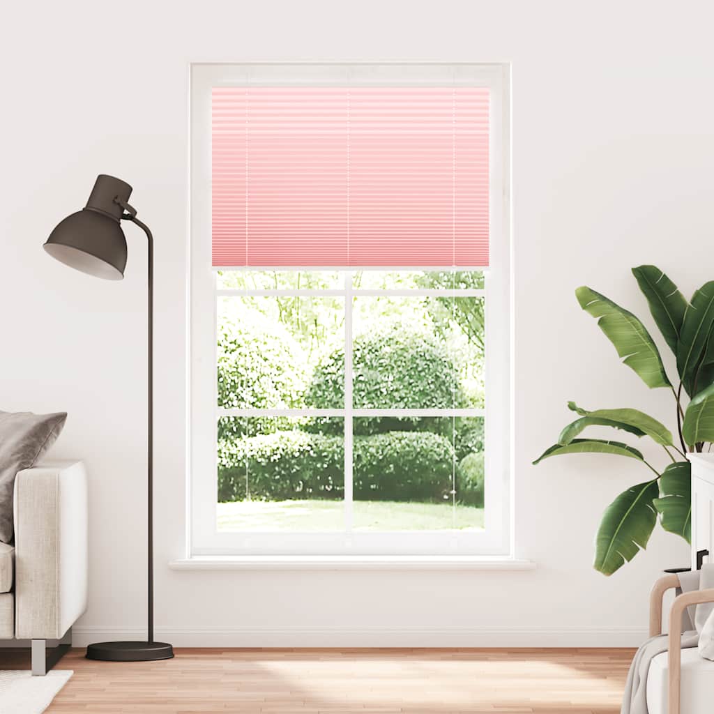Vidaxx Plissee-Rollo 120x200cm Stoffbreite 119,4cm Polyester Pink