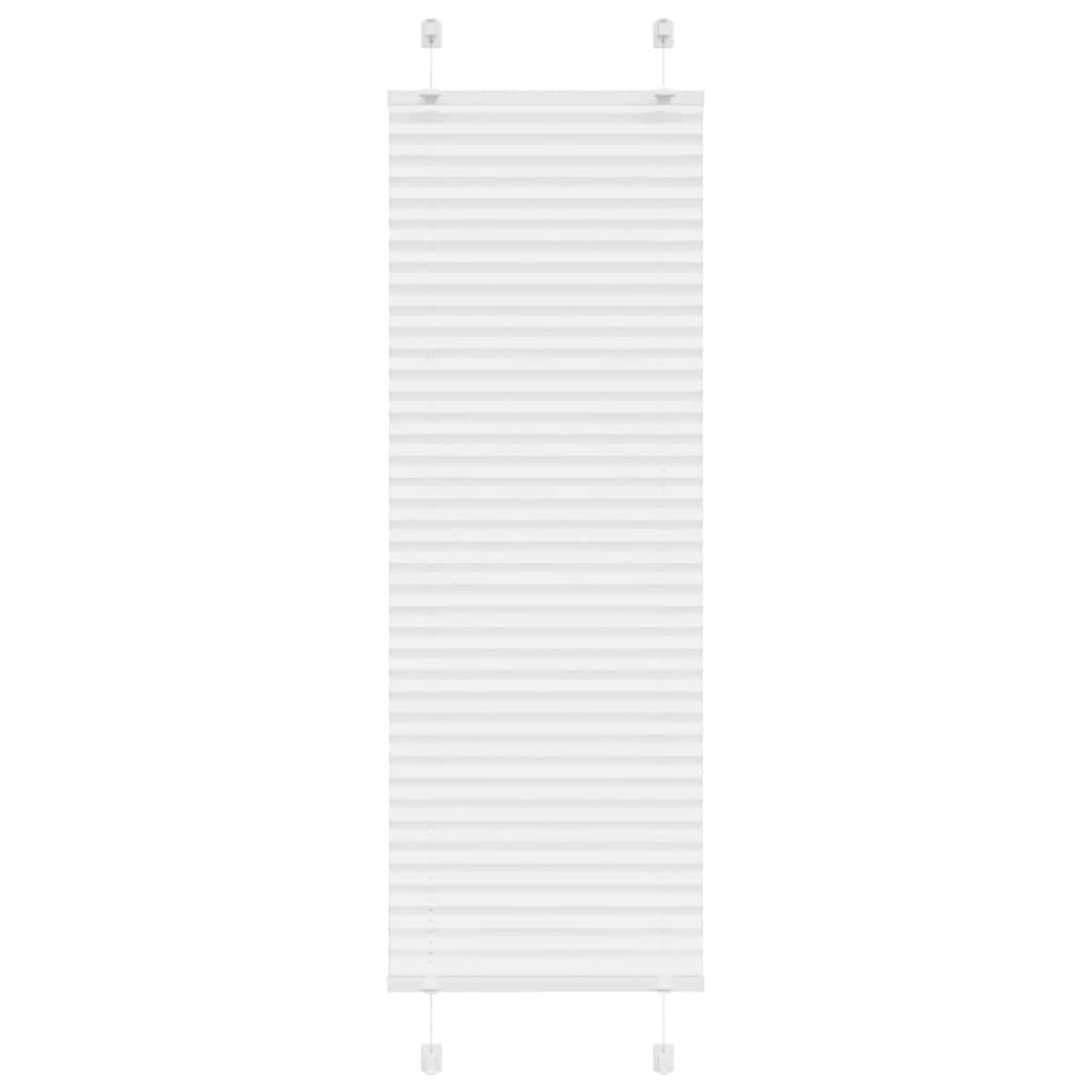 Vidaxx Plissee-Rollo 40x100 cm Stoffbreite 39,4 cm Polyester weiß