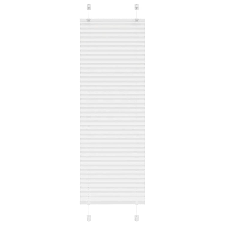 Vidaxx Plissee-Rollo 40x100 cm Stoffbreite 39,4 cm Polyester weiß