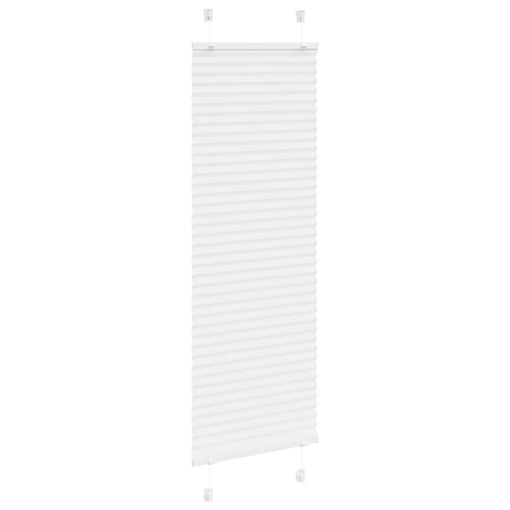 Vidaxx Plissee-Rollo 40x100 cm Stoffbreite 39,4 cm Polyester weiß