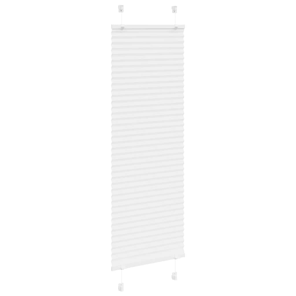 Vidaxx Plissee-Rollo 50x100 cm Stoffbreite 49,4 cm Polyester weiß