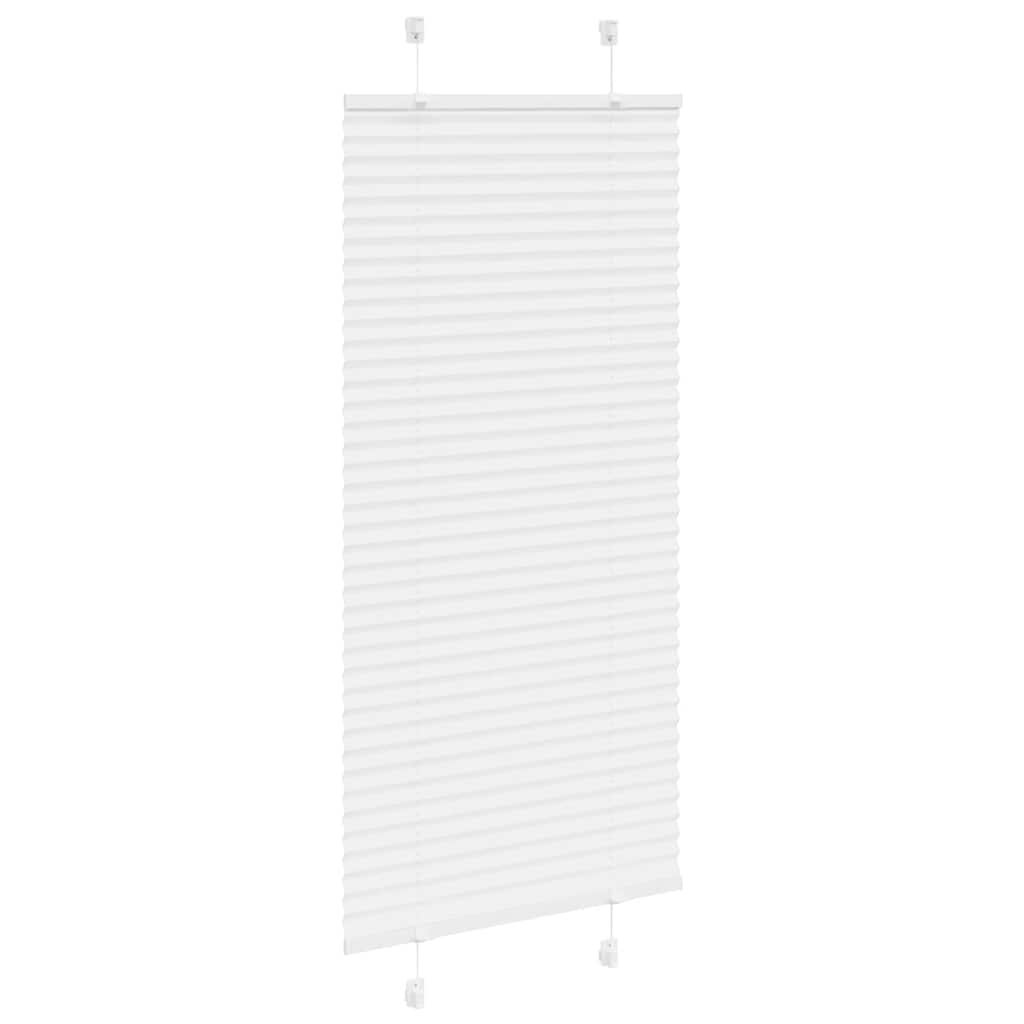 Vidaxx Plissee-Rollo 60x100 cm Stoffbreite 59,4 cm Polyester weiß