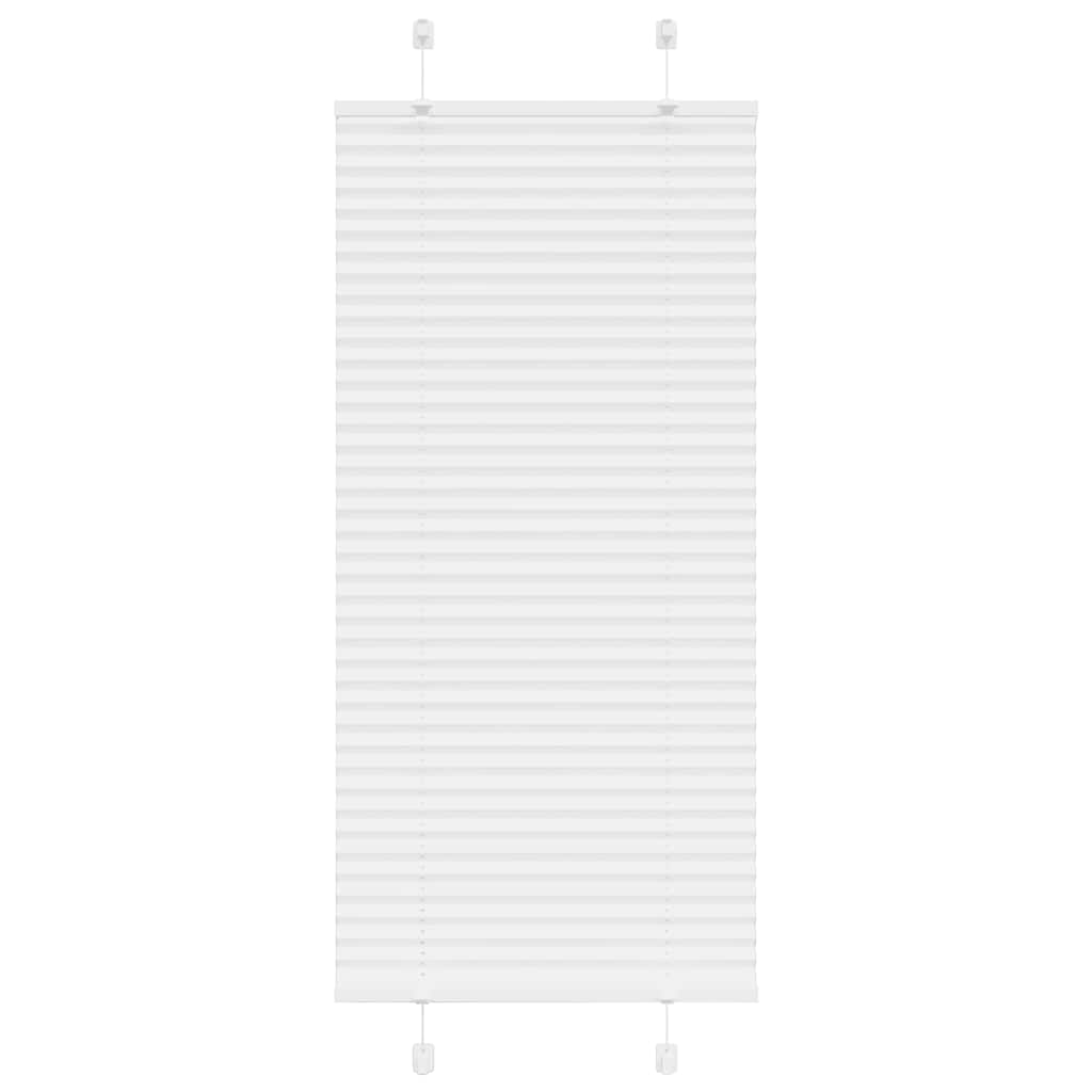 Vidaxx Plissee-Rollo 65x100 cm Stoffbreite 64,4 cm Polyester weiß