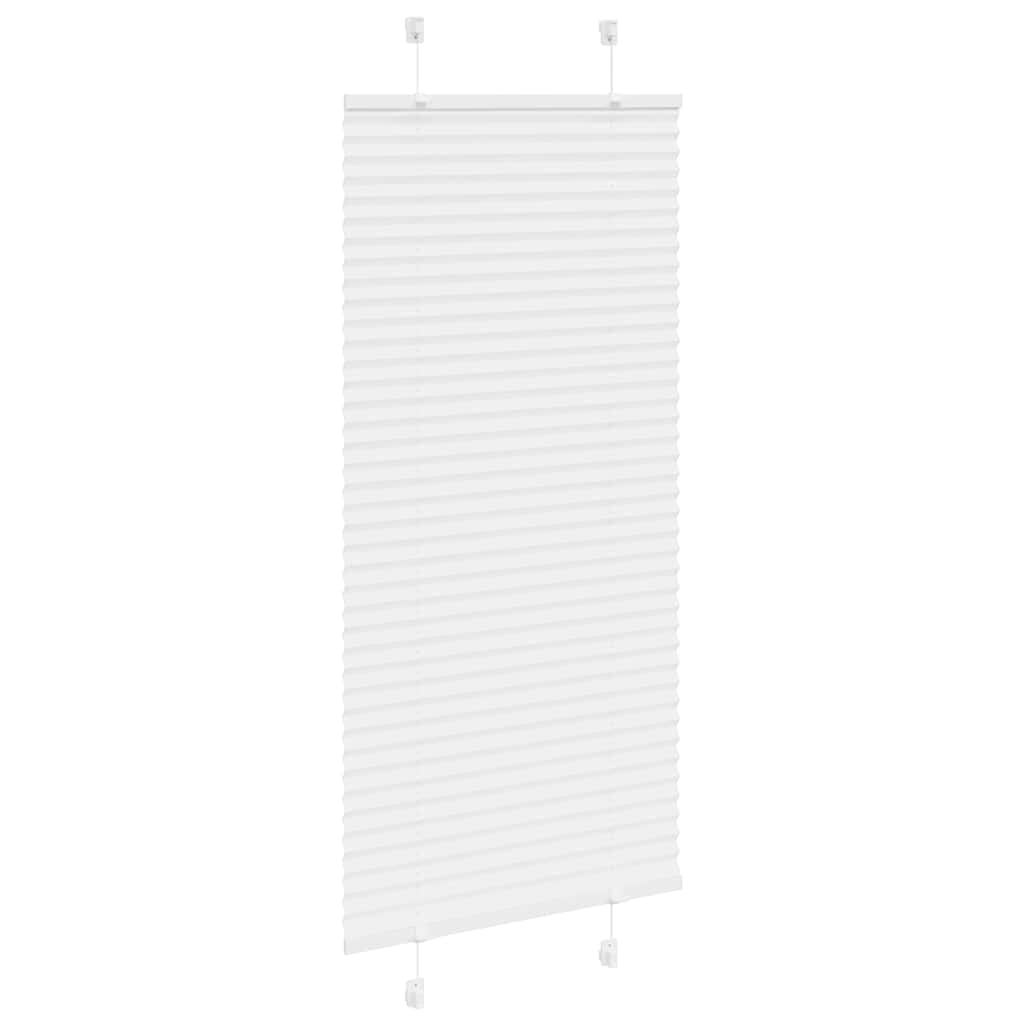 Vidaxx Plissee-Rollo 65x100 cm Stoffbreite 64,4 cm Polyester weiß