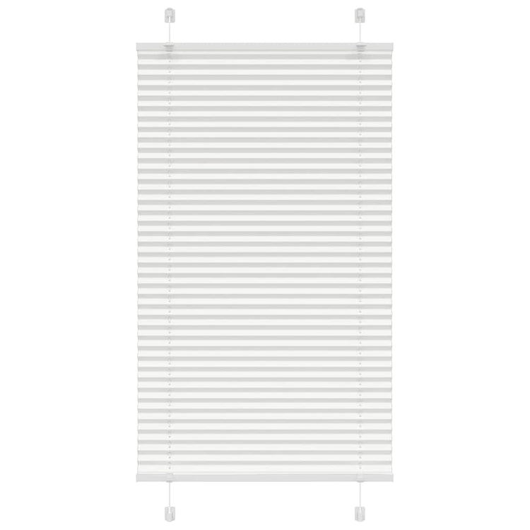 Vidaxx Plissee-Rollo 70x100 cm Stoffbreite 69,4 cm Polyester weiß