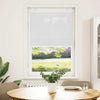 Vidaxx Plissee-Rollo 70x100 cm Stoffbreite 69,4 cm Polyester weiß