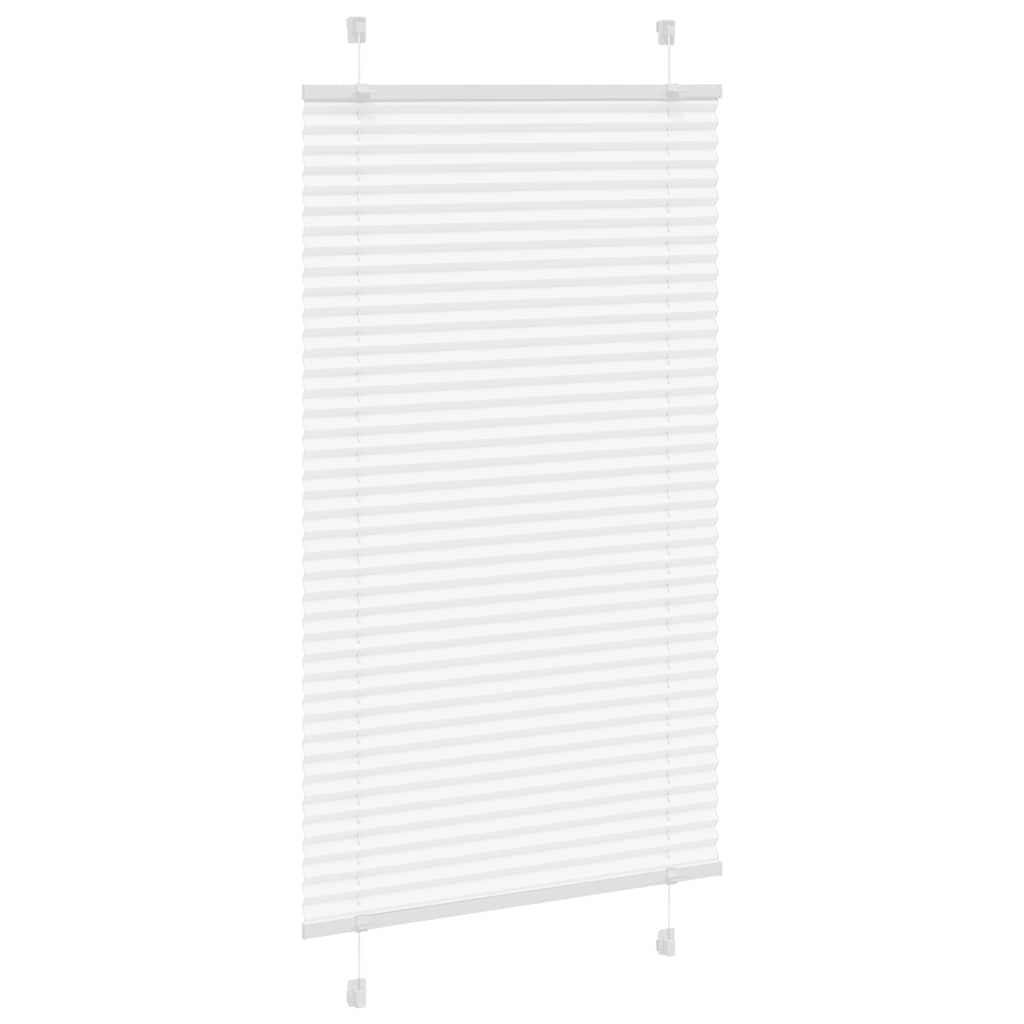 Vidaxx Plissee-Rollo 70x100 cm Stoffbreite 69,4 cm Polyester weiß